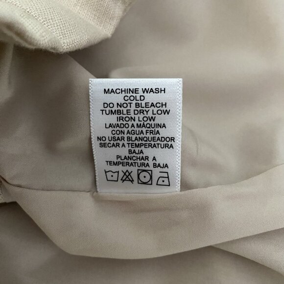 Love Tree Tailored Vest Top Women’s L Linen Blend Button Up V Neck Minimalist - Picture 9 of 11